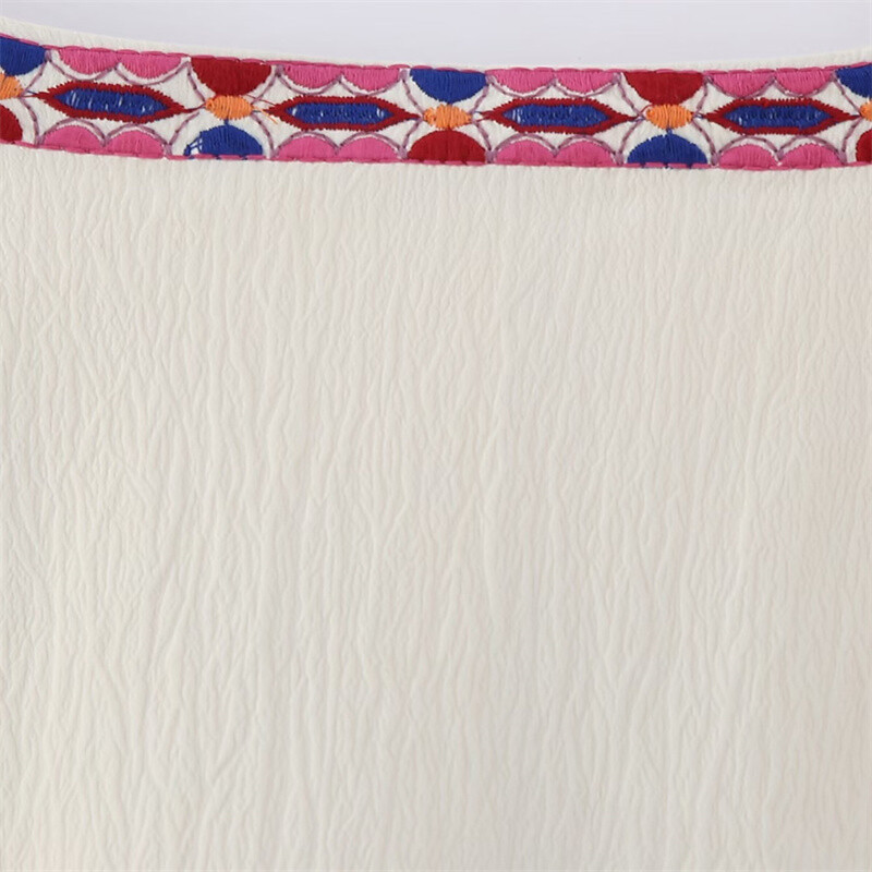 KEYANKETIAN Vestă de damă, vintage, cu broderie florală, deschisă, în stil național, jachetă, ținute, crop top de vacanță