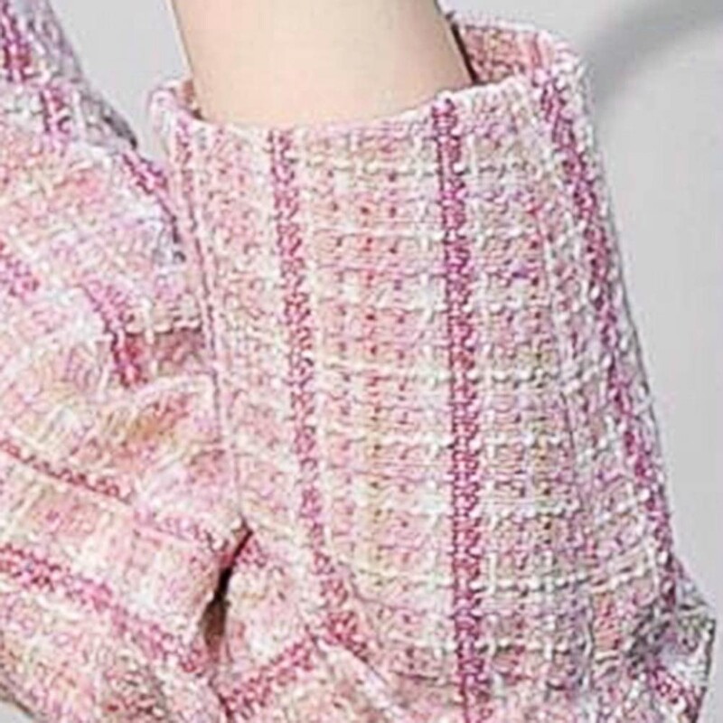 Naiste bleiser, ruuduline, alla keeratav krae kardigan, kontrastvärvi, pikkade varrukatega, soe äriline kortsudevastane sügismantel tööle