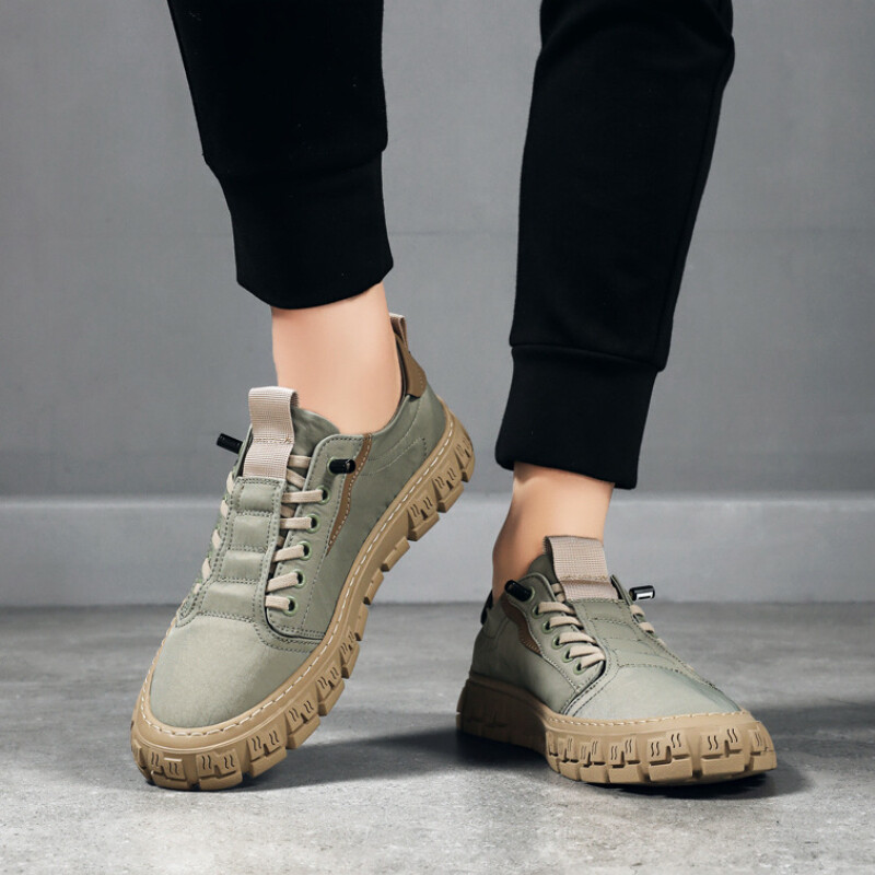 Pantofi casual de modă pentru bărbați, pantofi pentru bărbați, respirabili, în aer liber, pantofi de mers cu șireturi, pantofi vulcanizați cu platformă, pantofi de tenis pentru bărbați