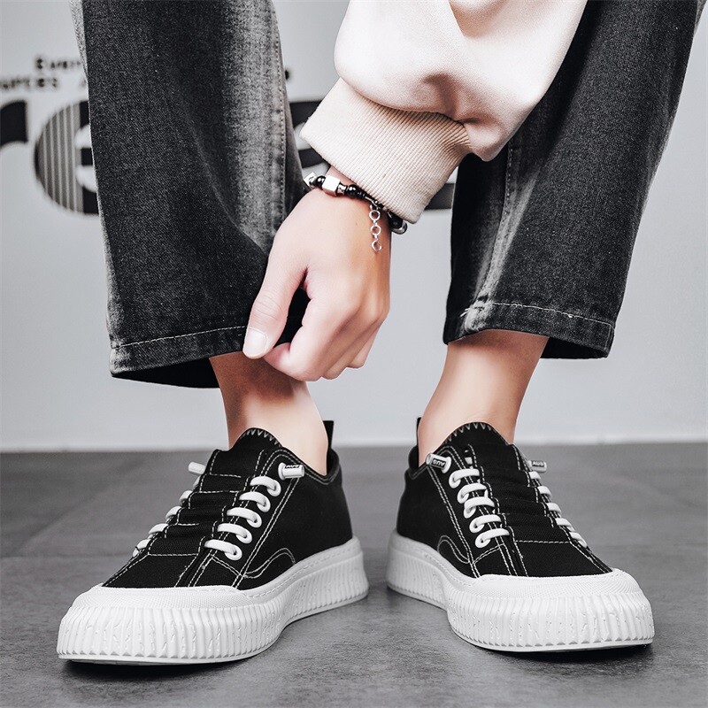 Pantofi pentru bărbați Pantofi de pânză pentru bărbați, primăvară/vară 2024, pantofi ocazionali versatili pentru bărbați, pantofi la modă pentru bărbați, pantofi de bord