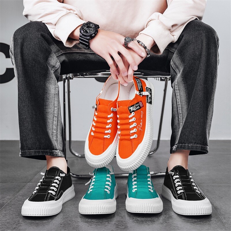 Pantofi pentru bărbați Pantofi de pânză pentru bărbați, primăvară/vară 2024, pantofi ocazionali versatili pentru bărbați, pantofi la modă pentru bărbați, pantofi de bord