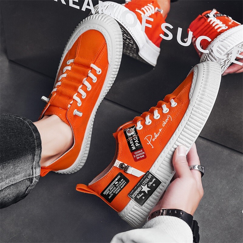 Pantofi pentru bărbați Pantofi de pânză pentru bărbați, primăvară/vară 2024, pantofi ocazionali versatili pentru bărbați, pantofi la modă pentru bărbați, pantofi de bord