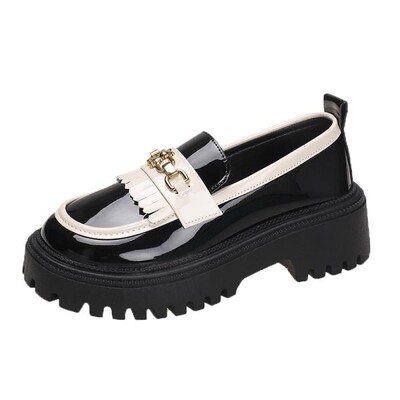 Летни обувки Дамски дамски мокасини Дамски обувки Modis Ежедневни маратонки Сабо Мокасини на платформа с косъм Обли пръсти Универсални 2