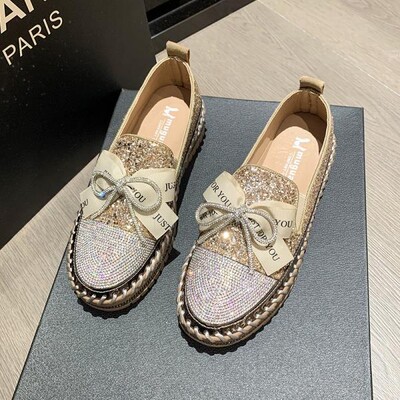 Летни обувки Дамски дамски мокасини Дамски обувки Modis Ежедневни маратонки Сабо Мокасини на платформа с косъм Обли пръсти Универсални 2