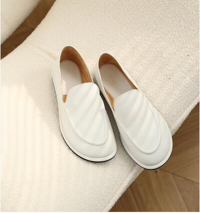 Летни обувки Дамски дамски мокасини Дамски обувки Modis Ежедневни маратонки Сабо Мокасини на платформа с косъм Обли пръсти Универсални 2