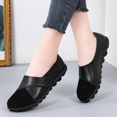 2024, pantofi de balet pentru femei, pantofi de balet pentru femei, mocasini respirabili din piele, pantofi de bărci pentru femei, pantofi casual pentru femei, plus