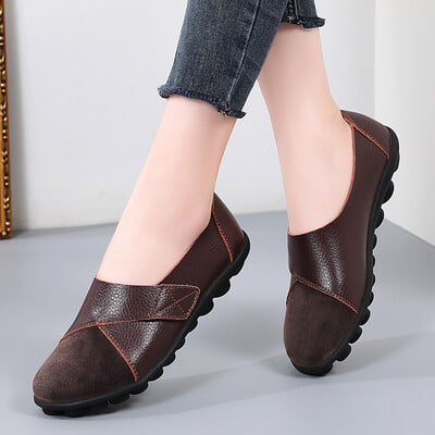 2024, pantofi de balet pentru femei, pantofi de balet pentru femei, mocasini respirabili din piele, pantofi de bărci pentru femei, pantofi casual pentru femei, plus