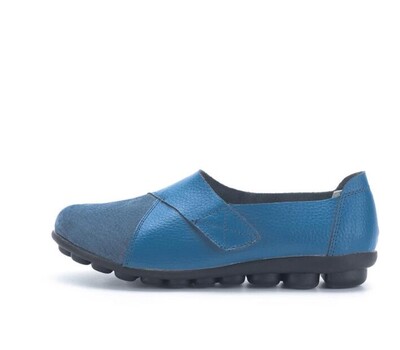 Suures suuruses naiste jalatsid naiste 2022. aasta pehmest ehtsast nahast Mocassin Boat Hook Loop Mocasines De Mujer Chaussure Femme