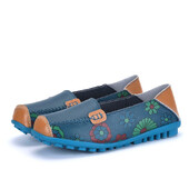 2024 kevad sügis naiste korterid ehtsast nahast kingad libisema balleti korterid naiste korterid print naiste kingad mokassiinid pässid kingad