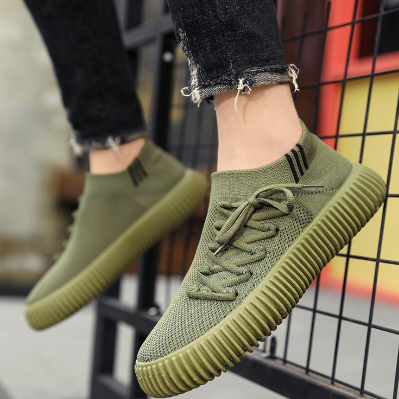 Nove muške vulkanizirane cipele Modni dizajn Ležerne cipele za muškarce Debeli potplat Prozračne ravne tenisice Zapatillas De Deporte