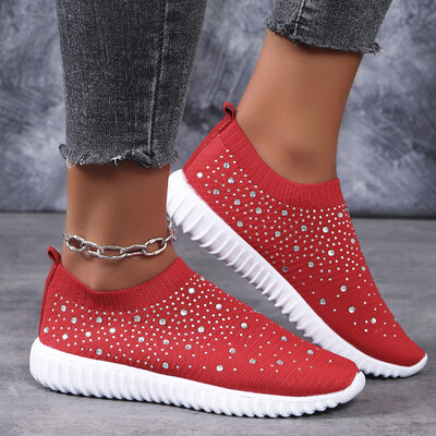 Ženske ravne tenisice Proljeće i jesen Udobne mokasine Ležerne okrugle vrhove Plitke tenisice Modna ženska obuća za van