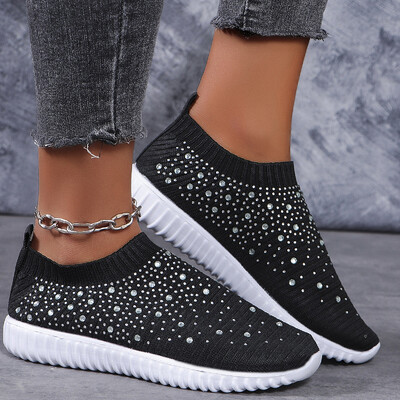 Ženske ravne tenisice Proljeće i jesen Udobne mokasine Ležerne okrugle vrhove Plitke tenisice Modna ženska obuća za van