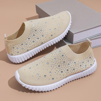 Ženske ravne tenisice Proljeće i jesen Udobne mokasine Ležerne okrugle vrhove Plitke tenisice Modna ženska obuća za van