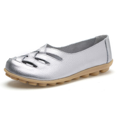 Γυναικεία παπούτσια Summer Slip On Δερμάτινα Casual Παπούτσια Woman 2024 Loafers Γυναικεία μπαλέτα Γυναικεία Μοκασίνια Flat παπούτσια Γυναικεία