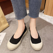 Shallow Mouth Casual Femeie Pantof Slip-On vârf rotund Încălțăminte pentru femei Mocasini cu blană Moale Nou Slip On Mocasin Rochie de vară Leisur