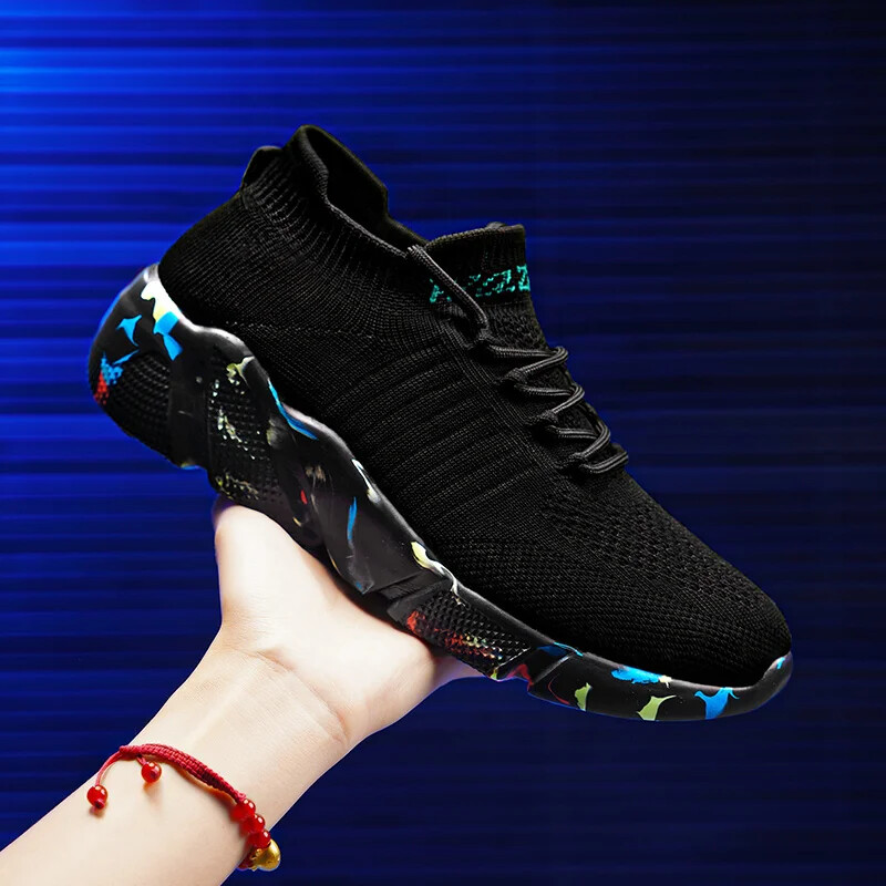 2024 pantofi pantofi femei pantofi ocazional șosete de tricotat femei ușoare slip on pantofi plati pantofi femei mocasini de dimensiuni mari pantofi de mers