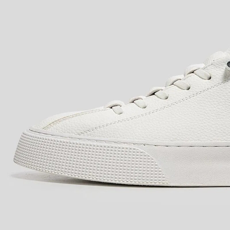 Pantofi albi pentru bărbați, la modă de primăvară, ocazional cu șireturi, vârf rotund, pentru bărbați, pantofi sport alergare, Zapatillas Deportivas Hombre