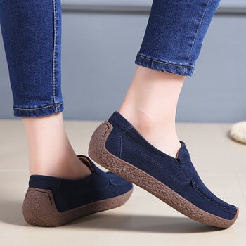 Γυναικεία Slip on Loafers Παπούτσια για μπαλέτα Γυναικεία ανοιξιάτικα παπούτσια με μικροΐνες ρετρό φλατ Γυναικεία ανοιξιάτικα μοκασίνια casual αθλητικά παπούτσια