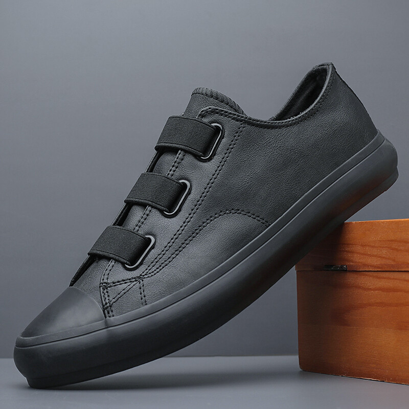 2023. aasta kevad, uued Vulcanize jalatsid Meeste Kulumiskindlad Disainer Loaferid Elastne riba Briti stiilis õmblusjalatsid Solid vaba aja tasapinnad