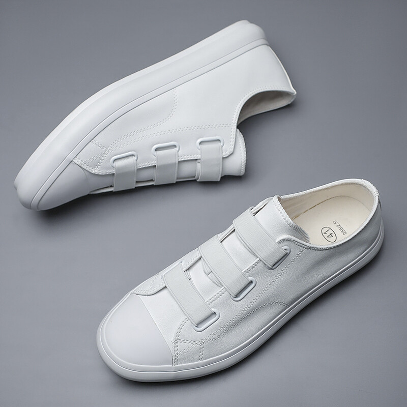 2023. aasta kevad, uued Vulcanize jalatsid Meeste Kulumiskindlad Disainer Loaferid Elastne riba Briti stiilis õmblusjalatsid Solid vaba aja tasapinnad