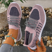 Kerged, hingavad naiste jooksujalatsid, libisemiskindlad, kootud rohelised tossud, naiste pehme tallaga jooksujalatsid, suur suurus 43