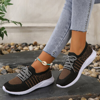 Kerged, hingavad naiste jooksujalatsid, libisemiskindlad, kootud rohelised tossud, naiste pehme tallaga jooksujalatsid, suur suurus 43