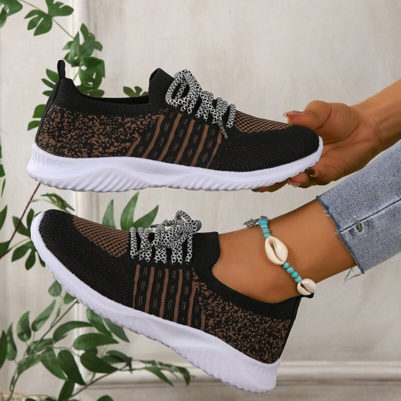 Kerged, hingavad naiste jooksujalatsid, libisemiskindlad, kootud rohelised tossud, naiste pehme tallaga jooksujalatsid, suur suurus 43