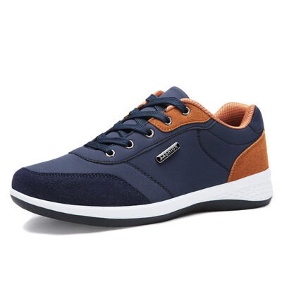 Toamnă pantofi noi pentru bărbați pantofi cu șireturi pentru bărbați pantofi casual din piele din microfibră pentru bărbați încălțăminte clasică de iarnă