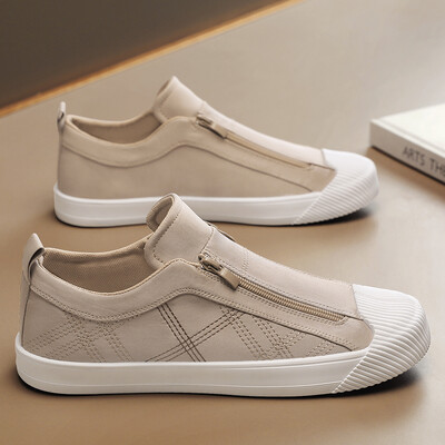 Meeste vabaajajalatsid Kerged hingavad meeste kingad Lamedad nööriga tossud Meeste must ärireisid Tenis Masculino Vulcanize