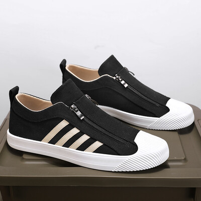 Meeste vabaajajalatsid Kerged hingavad meeste kingad Lamedad nööriga tossud Meeste must ärireisid Tenis Masculino Vulcanize