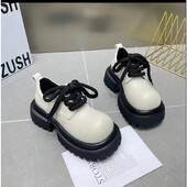 Jednobojne mokasine na srednju petu, s okruglim prstima, ležerne, popularne ženske cipele iz 2024., modne cipele s četvrtastom petom i vezicama, mokasine.