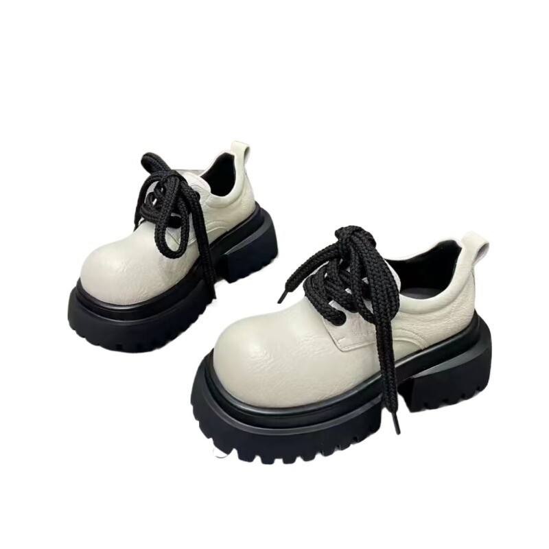 Jednobojne mokasine na srednju petu, s okruglim prstima, ležerne, popularne ženske cipele iz 2024., modne cipele s četvrtastom petom i vezicama, mokasine.