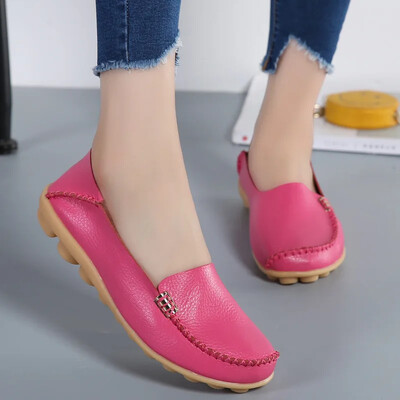 Lamedad jalatsid Naiste libisemiskingad Naiste mokassiinidele Ehtsast nahast pässid Naiste Lamedad naistejalatsid suures suuruses Sapato Feminino