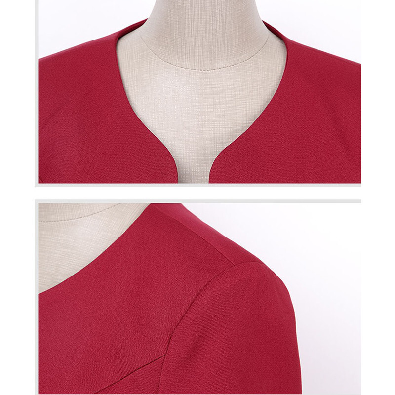 Proljetni i jesenski novi ženski sako 2023 Jednobojni modni uski uredski kratki sako Ženski elegantni ženski sako sako W959