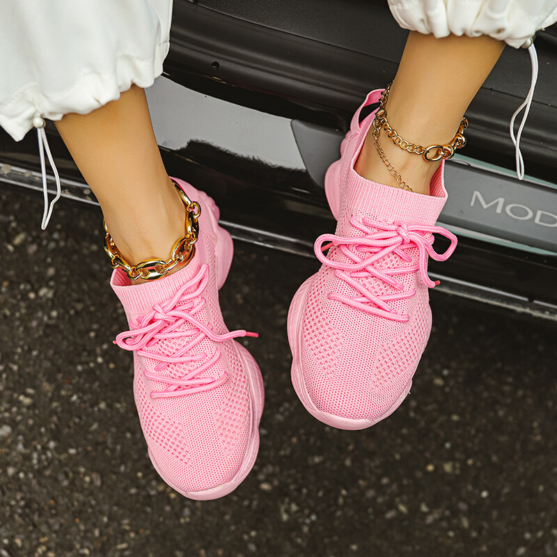 Naiste lamedapõhjalised vabaaja tossud, kerged libisemisvastased pehme põhjaga hingavad vulkaniseeritud tennisekingad naistele 2024