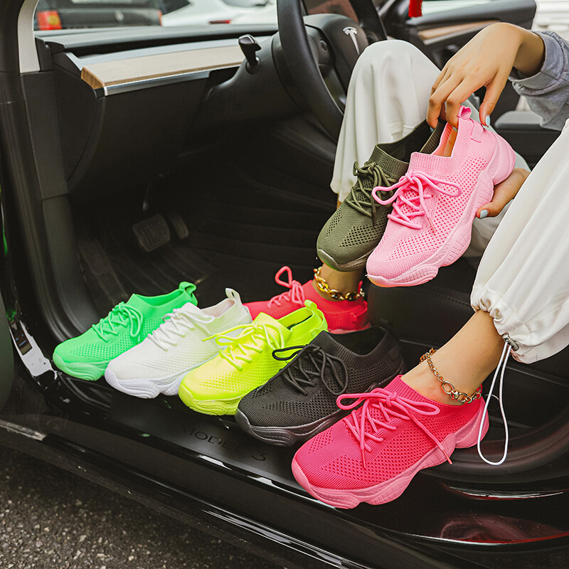 Naiste lamedapõhjalised vabaaja tossud, kerged libisemisvastased pehme põhjaga hingavad vulkaniseeritud tennisekingad naistele 2024