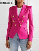 Naiste bleiser, 2023. aasta sügis, uus välisriietus, kontorimood, kaherealised bleiserid, vabaaja pikkade varrukatega naiste top