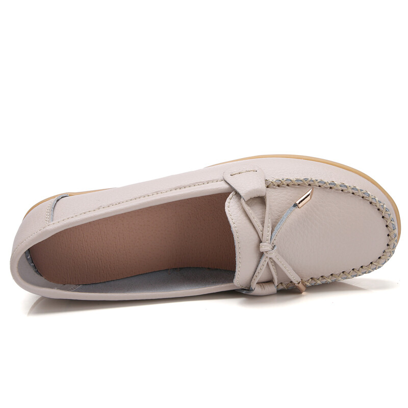 Nove ženske ravne cipele za 2023. Baletanke Tenisice Prava koža Proljetne Meke mokasine Ženske balerinke Espadrile Creepers