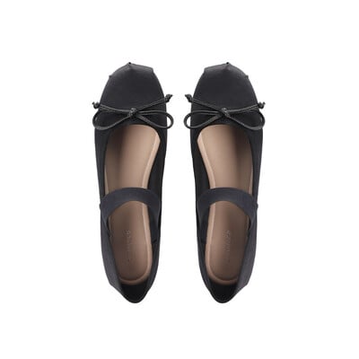 Banda elastica Papioni din matase balerini femei cu varf rotund mocasini cu fundita roz cu fundul moale Mary Janes mocasini de matase pentru femei marime mare 43