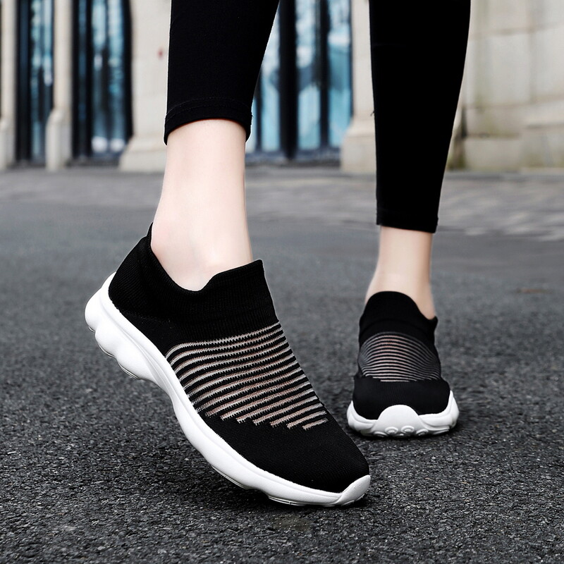 Мъже, жени, летни мрежести мокасини за разходка, спортни обувки на открито, леки плоски обувки, дишащи фитнес маратонки, меки, голям размер 35-46