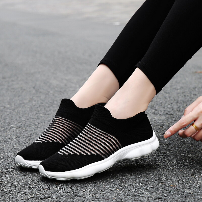 Мъже, жени, летни мрежести мокасини за разходка, спортни обувки на открито, леки плоски обувки, дишащи фитнес маратонки, меки, голям размер 35-46