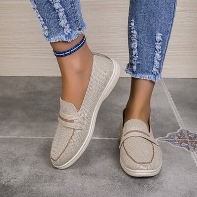 Mocasini negri pentru femei noi Pantofi de marcă ocazional pantofi plati din piele cașmir pantofi singuri pentru doamne de mers pe jos anti-alunecare Chaussure femme