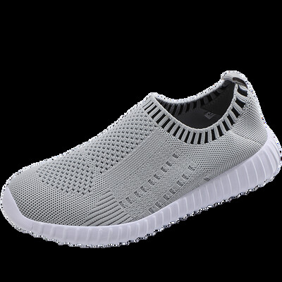 Pantofi de alergare supradimensionați ultra ușori de damă, pantofi sport la modă, țesuți cu Fly, respirabili