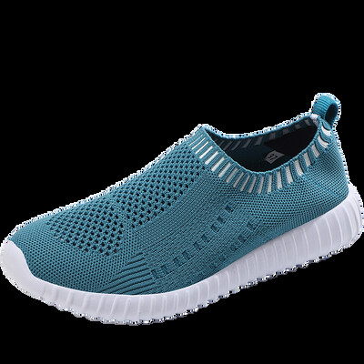 Pantofi de alergare supradimensionați ultra ușori de damă, pantofi sport la modă, țesuți cu Fly, respirabili