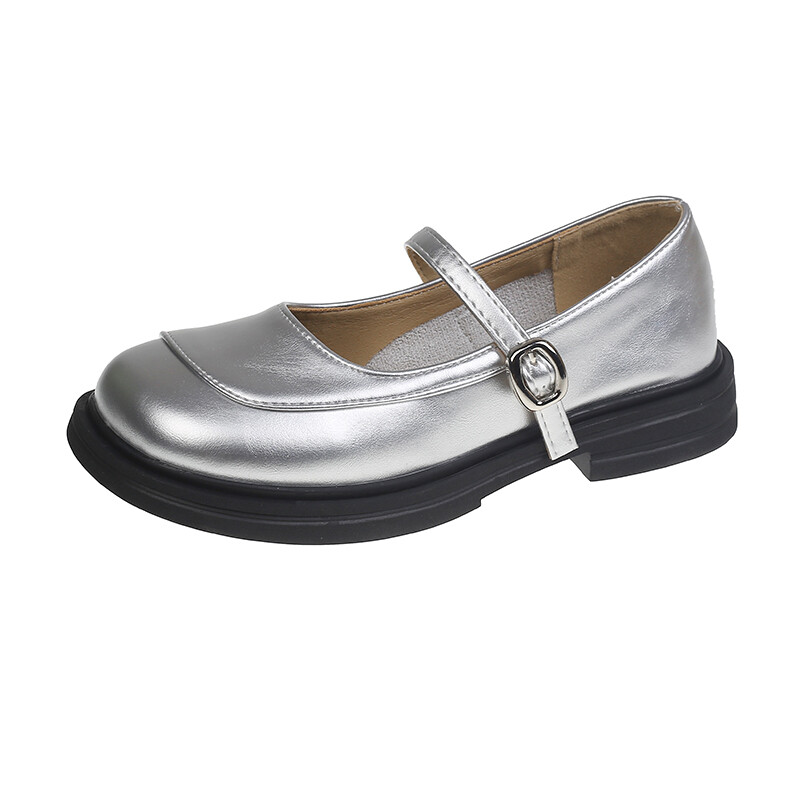 Madala kontsaga kandiline konts Mary Janes ümmargune varvaspandlaga rihm 2024 kvaliteetsed naistejalatsid kevad-/sügis madalad pumbad