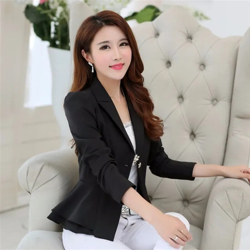 Naiste 2022. aasta bleiser, uus sügisene pikkade varrukatega vabaaja kontori naiste bleiserid, naiste jakid, ülikond, põhimantel, ülerõivad