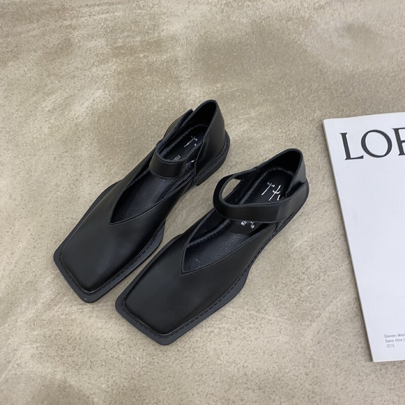 Naiste kingad Nahast kingad, 2022. aasta kevad, uus kandiline varvas, madala kontsaga Mary Jane`i kingad, pumbad, naiste kingad