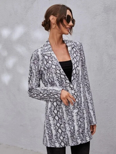 Mood vabaaja bleiser naistele, mitte positsioneeriv trükitud ülikond, õhuke mantel Ropa Mujer värvilised bleiserid, uus Y2k jakk Naiste riided