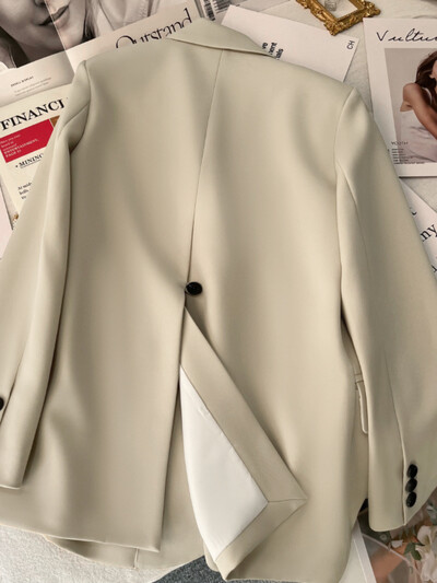 Ženska jakna Odijelo Kaput 2024. Proljeće Novo u korejskoj modi Ležerni gornji dijelovi Jakne za uredske dame Blazer Trend ženske odjeće 2024.