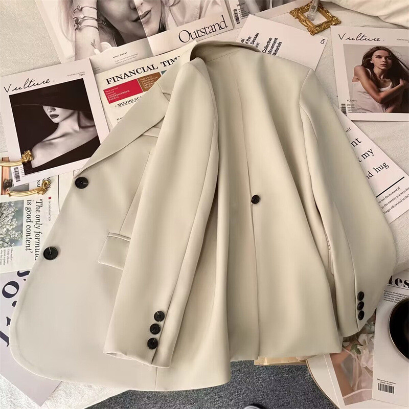 Ženska jakna Odijelo Kaput 2024. Proljeće Novo u korejskoj modi Ležerni gornji dijelovi Jakne za uredske dame Blazer Trend ženske odjeće 2024.